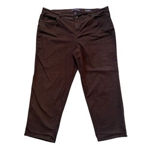 Gloria Vanderbilt Chocolate Brown Amanda Jeans‎ 24W